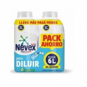 JABON LIQUIDO NEVEX P/DILUIR X2 DE 500ML PACK AHORRO