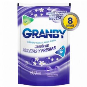 JABON LIQUIDO GRANBY - VIOLETAS Y FRESIAS 800ML