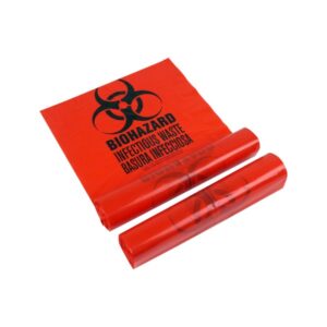 BOLSAS DE RESIDUO QUIMICO PAPELERA - ROJO