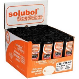 BOLSA DE RESIDUO 70X105 SOLUBOL CAJA 10/35 - NEGRA
