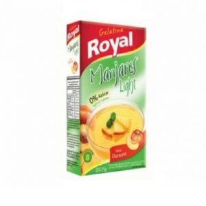 GELATINA ROYAL LIGHT DE 25G - DURAZNO