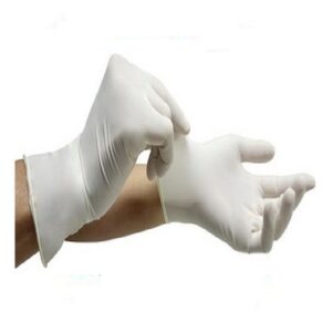 GUANTES ESTERILES PARA CIRUGIA PAR TALLES 6 1/2 AL 8 1/2